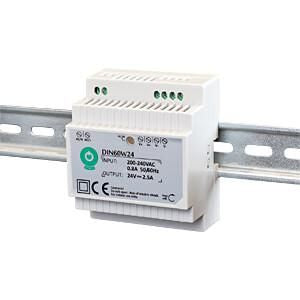 Noname DIN60W24 Power Supply – DIN Rail 60W 12V 5A Switching Unit