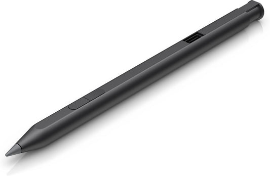HP 3J122AA#ABB Rechargeable MPP 2.0 Tilt Pen – Black Stylus, USB-C, 2 Buttons