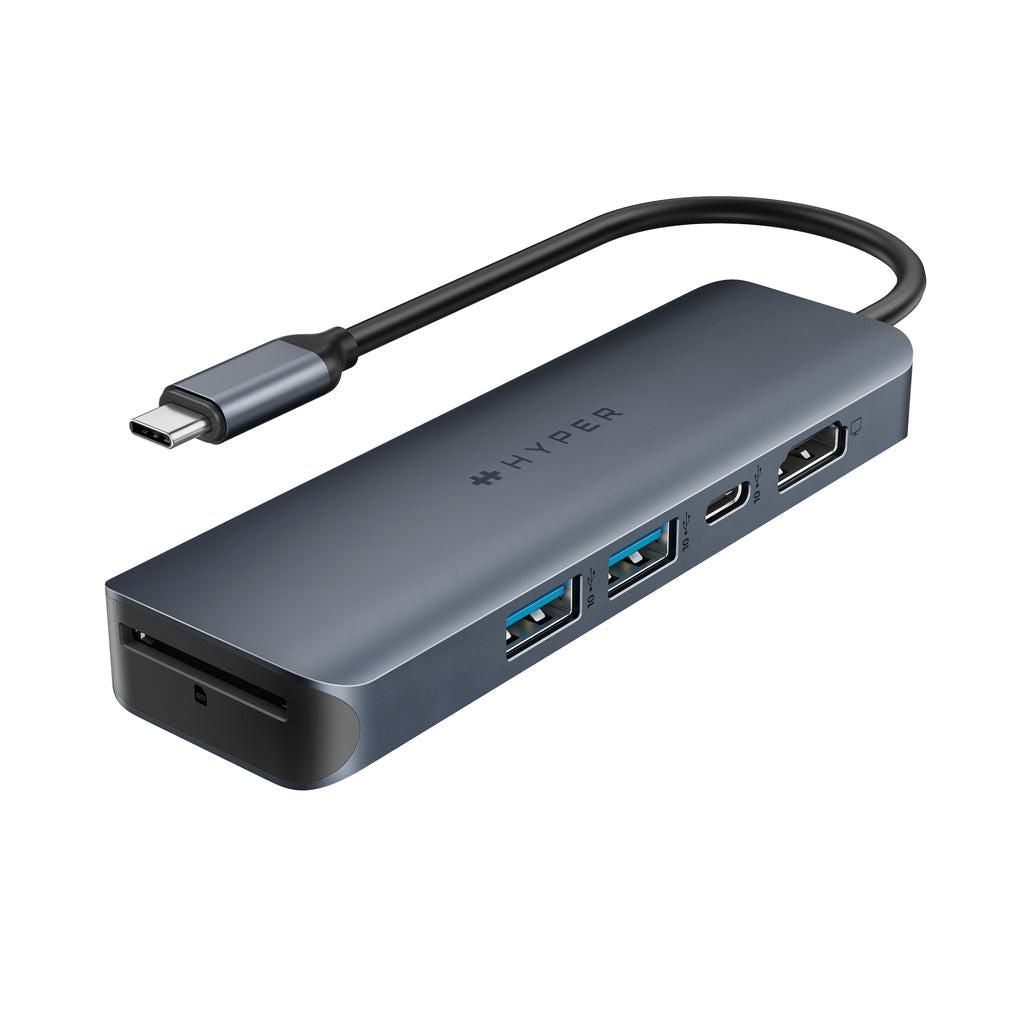 Hyper HD4002GL USB-C Hub – 6-Port, HDMI 4K 60Hz, 100W PD, SD, 10Gbps