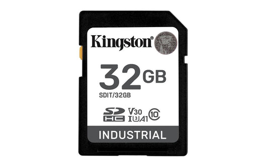 Kingston SDIT/32GB Industrial SDHC Memory Card 32GB Class 10 V30 pSLC