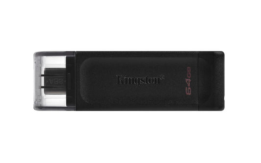 Kingston DT70/64GB USB Flash Drive – 64GB USB-C 3.2 Gen 1 Portable Storage
