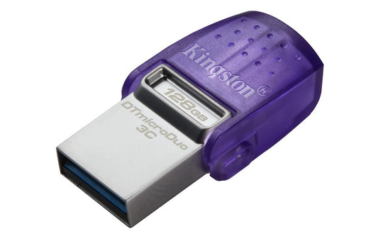 Kingston DTDUO3CG3/128GB USB Flash Drive – 128GB Dual USB-A & USB-C 200MB/s