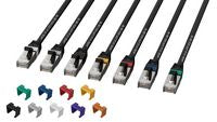 Lanview LV-SFTP6A075B CAT6A S/FTP Network Cable – 7.5m Black LSZH High-Flex Gold Plated
