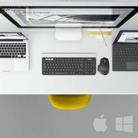 Logitech 910-005966 Wireless Mouse – RF 2.4GHz, 4000 DPI, Graphite, Rechargeable