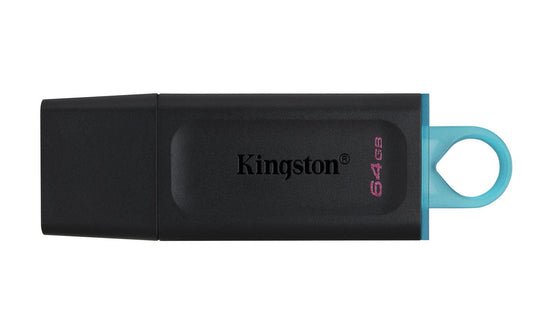 Kingston DTX/64GB USB 3.2 Flash Drive – 64GB DataTraveler Exodia Black/Turquoise