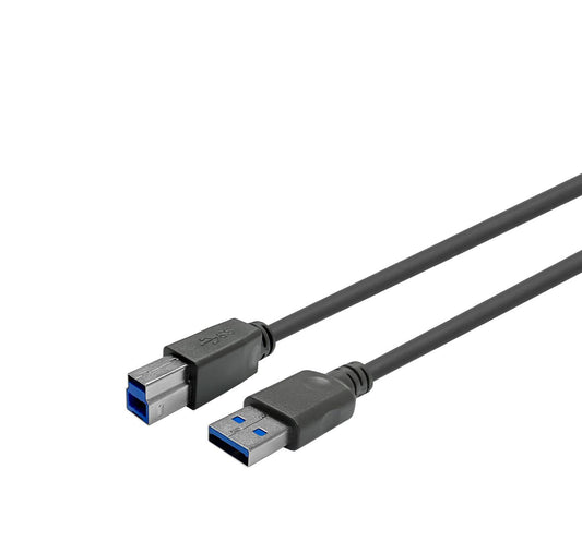 Vivolink PROUSB3AB7C USB 3.2 Gen 1 Cable – 7m USB A to USB B – Black, 5Gbps
