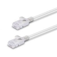 Lindy 47582 1m Cat6A U/UTP Ultra Slim Network Cable – Grey, 500MHz, RJ45, Snagless Connectors