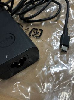 Dell FTTTJ 65W USB-C AC Adapter – 5V/9V/15V/20V, 3-Pin C6 Power Cord, Type C