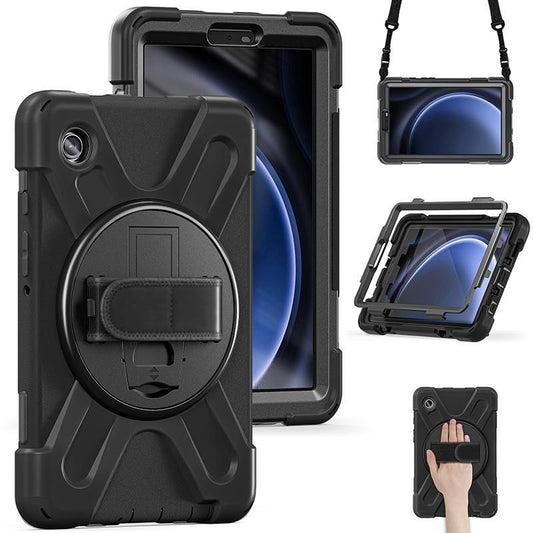 eSTUFF ES683612-BULK Tablet Case – Full Body Defender, Black, Shockproof