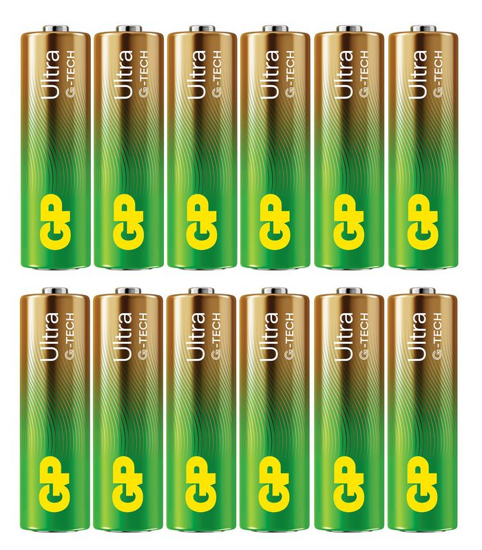 GP 151427 Household Batteries – AA LR6 Ultra Alkaline 1.5V 12-Pack
