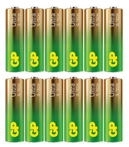 GP 151427 Household Batteries – AA LR6 Ultra Alkaline 1.5V 12-Pack