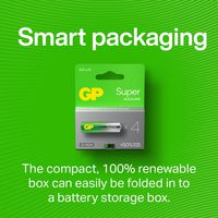 GP 151425 Household Batteries – D Size LR20 1.5V Alkaline 2-Pack