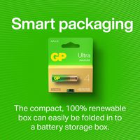 GP 151436 Household Batteries – D LR20 Ultra Alkaline 1.5V 2-Pack