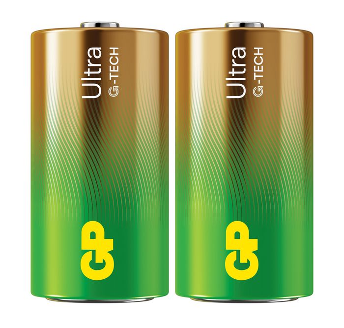 GP 151435 GP Ultra Alkaline C Battery 2-Pack 1.5V LR14