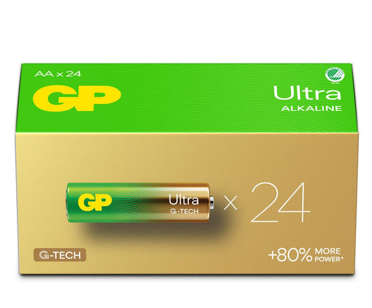 GP 151445 AA Ultra Alkaline Batteries 24-Pack – 1.5V Long Life