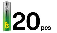 GP 151439 Household Batteries – AA Super Alkaline 1.5V 20-Pack