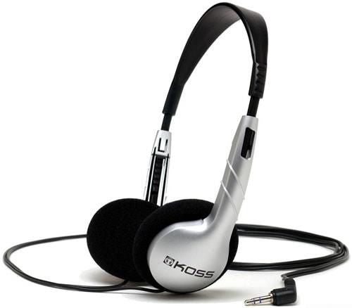 KOSS 193649 Headphones – Head-band Mono Wired 80-18000Hz 32Ω Silver