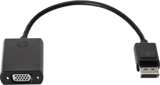HP AS615AT DisplayPort to VGA Adapter – Male/Male, Black, 60g | Video Converter