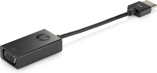 HP H4F02AA#AC3 HDMI to VGA Adapter – Compact 0.045m Cable, Black, Male to Female