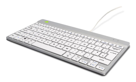 R-Go Tools RGOCOUKWDWH Keyboard – Ergonomic Wired UK Layout