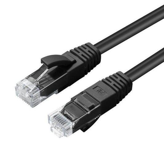 Microconnect UTP525S 25m Cat5e U/UTP Network Cable – RJ-45, Black