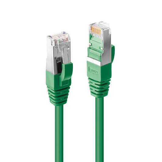 Lindy Cat6a S/FTP Network Cable 1m – Green, RJ-45, Gold Plated, LSZH