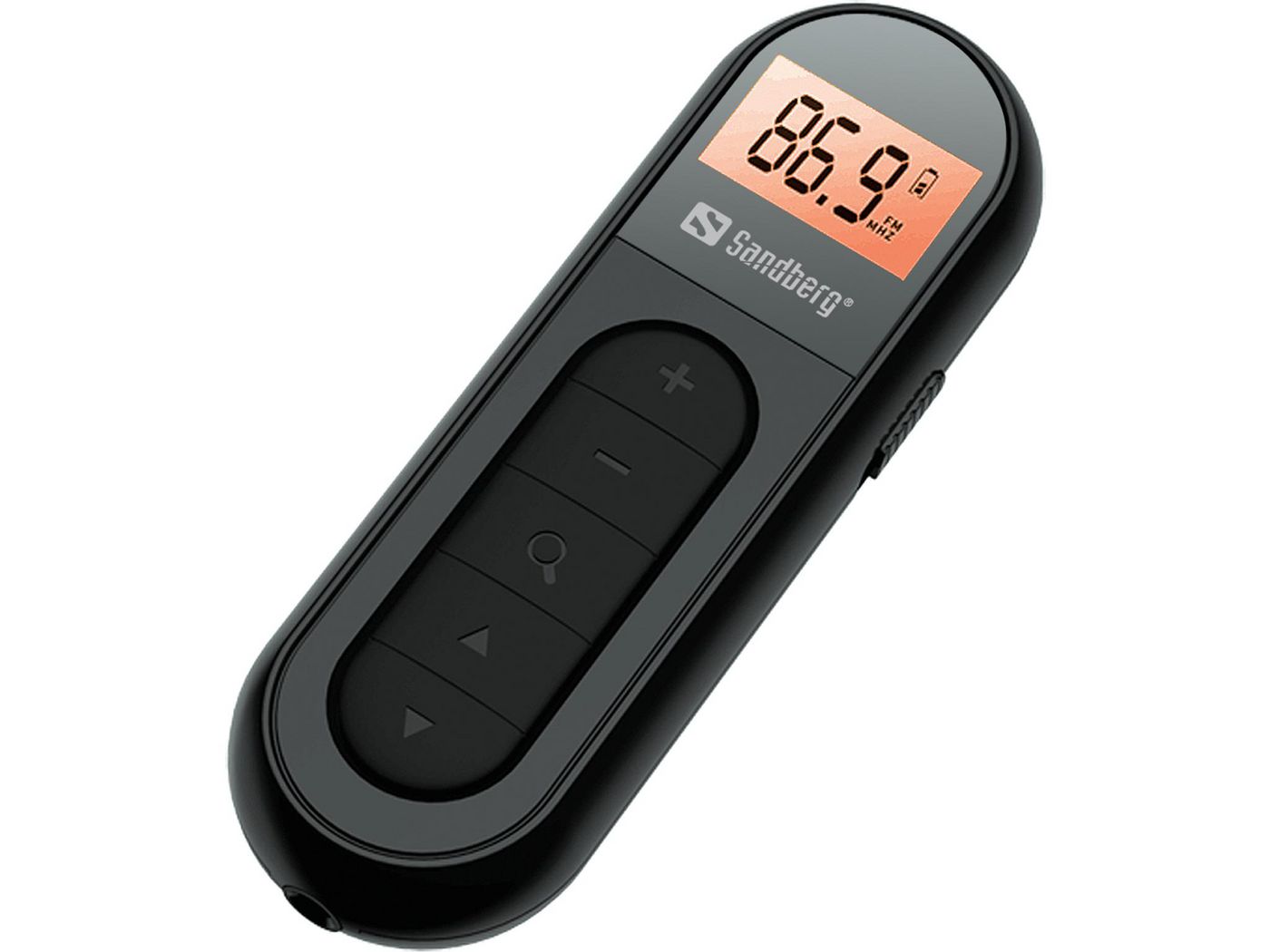 Sandberg 421-01 Pocket Radio – Portable FM Rechargeable Black