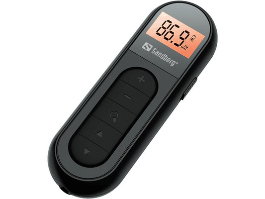 Sandberg 421-01 Pocket Radio – Portable FM Rechargeable Black