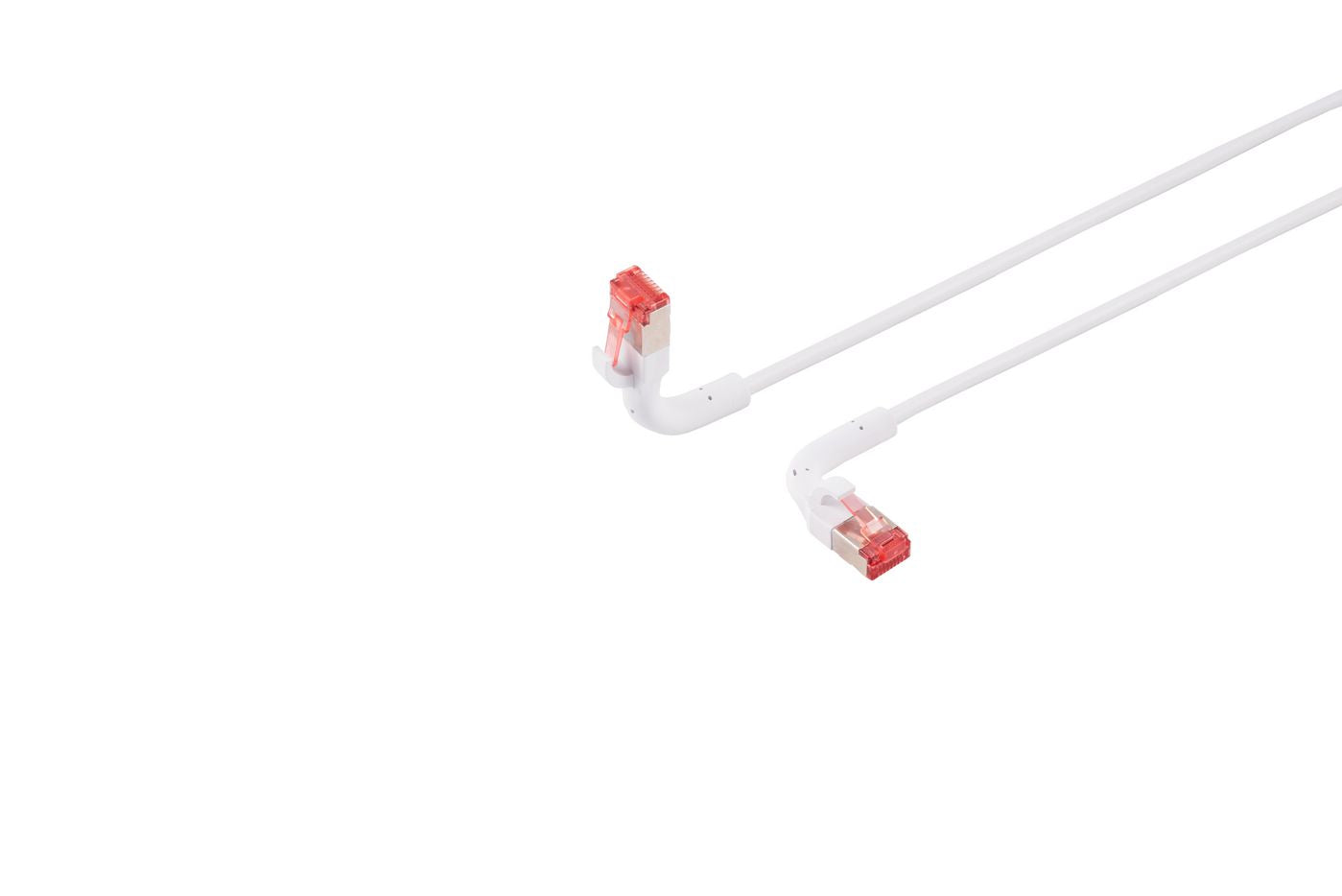 Lanview LV-6AFTP-FLEX-ANG-02W CAT6A U/FTP 2m White LSZH Networking Cable