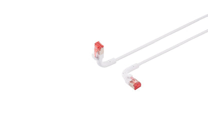 Lanview LV-6AFTP-FLEX-ANG-02W CAT6A U/FTP 2m White LSZH Networking Cable
