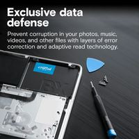 Crucial CT4000BX500SSD1 4TB SSD – 2.5" SATA 3D NAND 540MB/s 6Gb/s