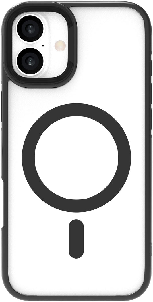 eSTUFF ES67141100 Smart Phone Case – Eco-Friendly 6.1" Cover, Transparent/Black