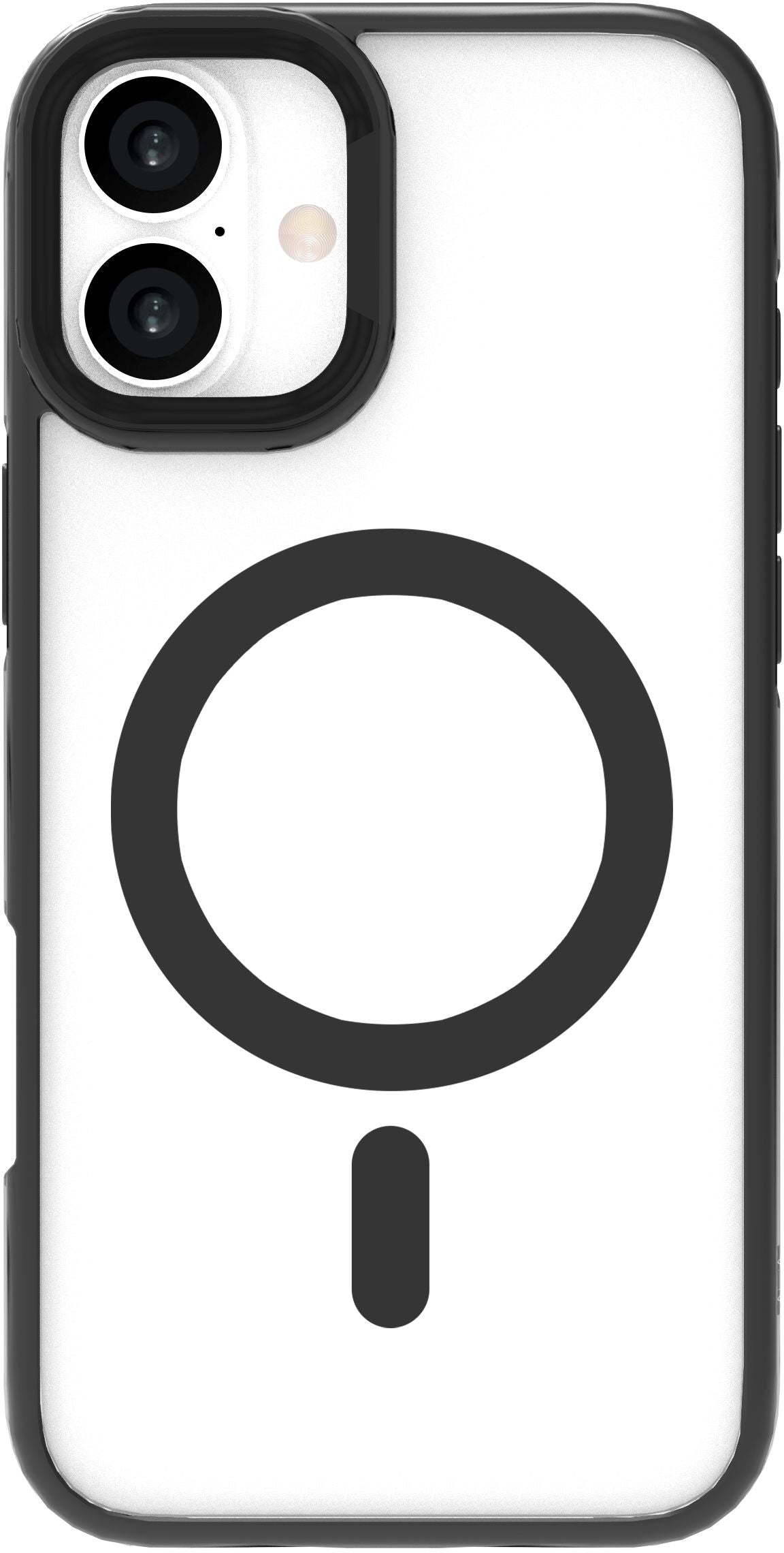 eSTUFF ES67141101 Smart Phone Case – 6.7" Cover, Transparent/Black, Recycled