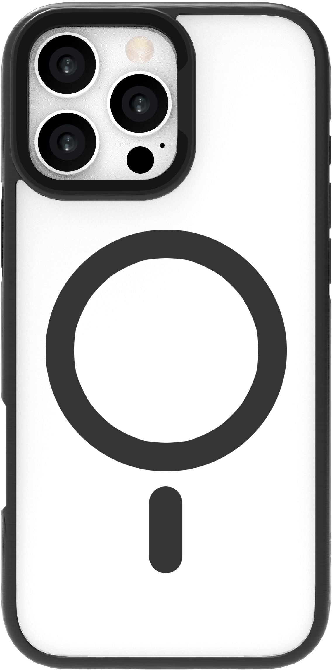 eSTUFF ES67141103 Smart Phone Case – Eco-Friendly Cover, Transparent/Black, 6.9"