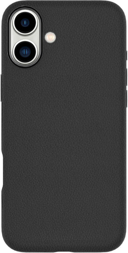 eSTUFF ES67160020 Smart Phone Case – Black Leather Cover 15.5cm (6.1")