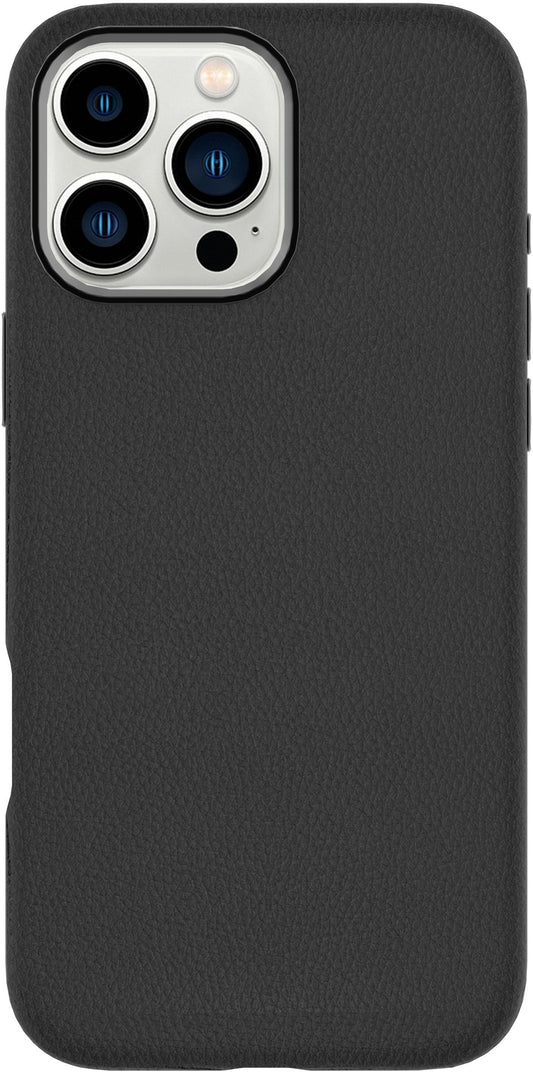 eSTUFF ES67160021 Smart Phone Case – 6.1" Black Leather MagSafe Cover