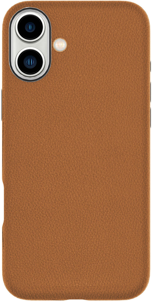 eSTUFF ES67160024 Smart Phone Case – Brown 6.1" Recycled Leather Cover