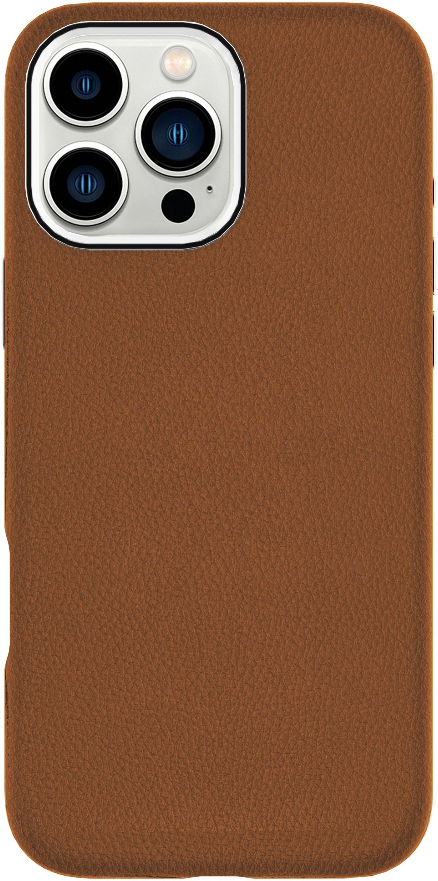 eSTUFF ES67160025 Smart Phone Case – 6.1" Brown Leather MagSafe Cover