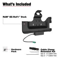 RAM Mounts RAM-HOL-SAM52CPU Mobile Device Dock Station – USB-C, 5V, Composite, Black/Green