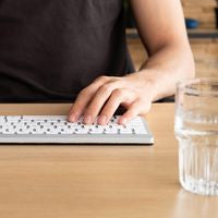 R-Go Tools RGOCOITWLWH Wireless Ergonomic Keyboard – White