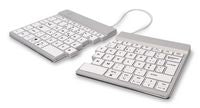 R-Go Tools RGOSBPTWLWH Keyboard – Ergonomic Wireless, White