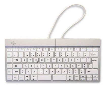 R-Go Tools RGOSBPTWLWH Keyboard – Ergonomic Wireless, White