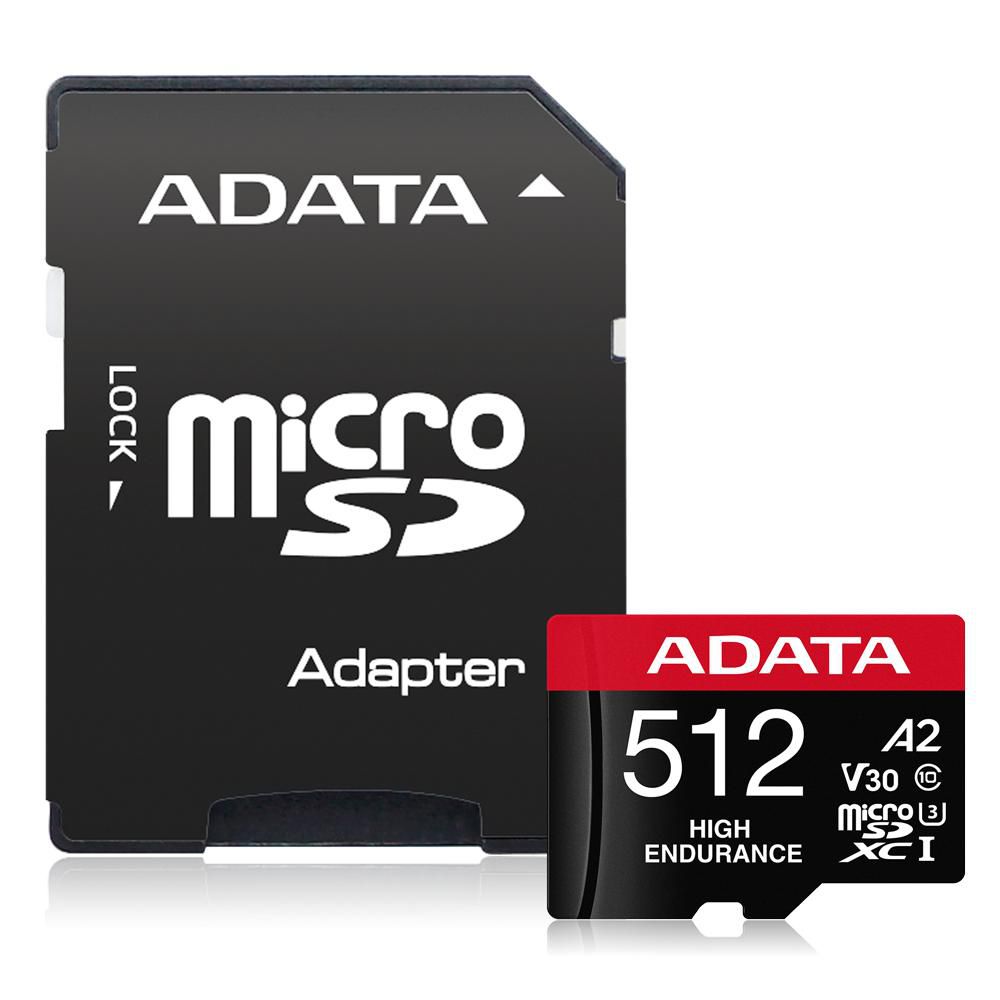 ADATA AUSDX512GUI3V30SHA2-RA1 MicroSDXC Memory Card 512GB – UHS-I V30 A2