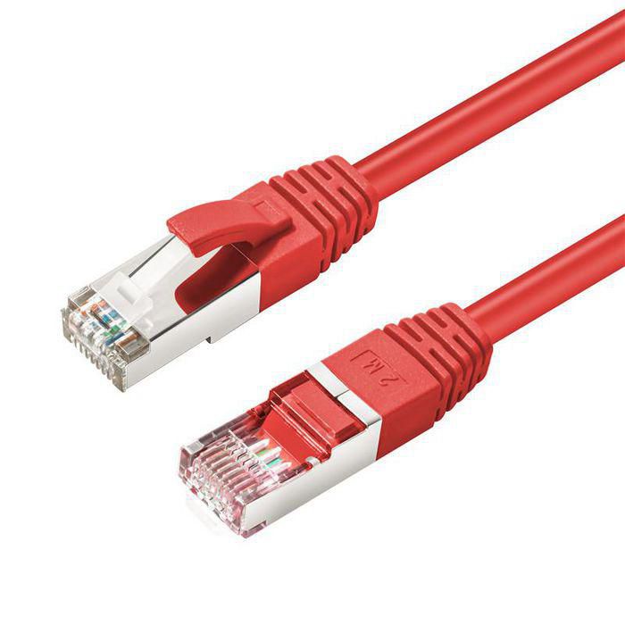 Microconnect Cat6 S/FTP Network Cable 50m Red – LSZH, RJ-45, High-Speed