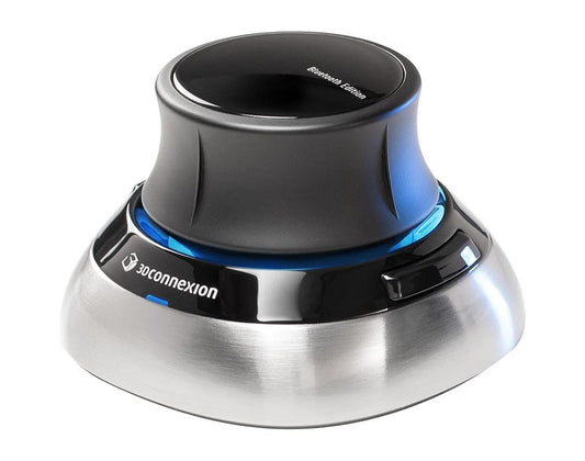 3Dconnexion 3DX-700115 SpaceMouse Wireless – Bluetooth 6DoF 2-Button 2.4GHz