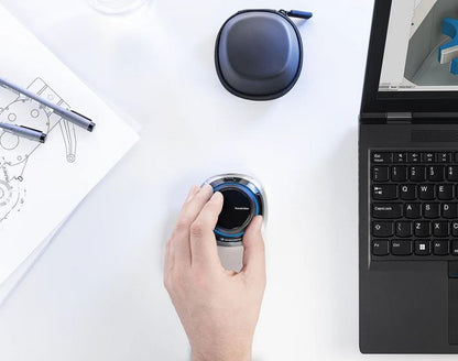 3Dconnexion 3DX-700115 SpaceMouse Wireless – Bluetooth 6DoF 2-Button 2.4GHz