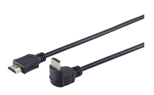 Microconnect HDMI 2.0 Cable 3m – 270° Angled, Gold-Plated, 4K UHD, Black