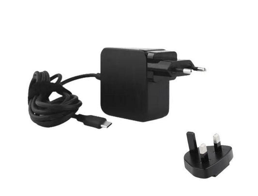 CoreParts L32392-001-CP 65W GaN USB-C Power Adapter – USB PD, EU & UK Plugs, Fast Charging