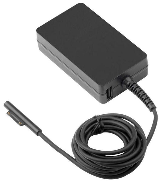 CoreParts W8Z-00002-CP 65W Power Adapter – 15V 4.3A Surface-Thin Plug with C5 Power Cord