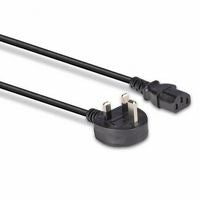 Lindy 30437 10m UK 3 Pin Plug to IEC C13 Power Cable – Black, 5A, CE Certified